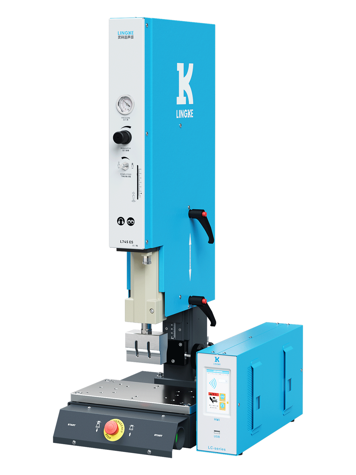 靈科超聲波塑料焊接機 28kHz-1200W L745 ES 數(shù)字 靈科超聲波塑料焊接機 28kHz-1200W L745 ES 數(shù)字